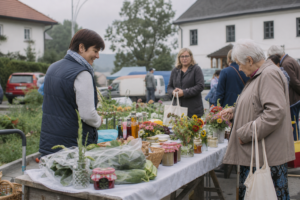Stimmungsbild aus der fiktiven Gemeinde Musterdorf
